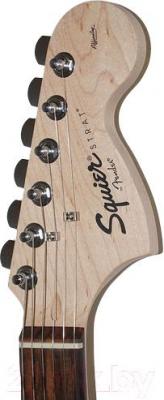Электрогитара Fender Squier Affinity Stratocaster Rosewood Black - головка грифа