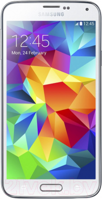 Смартфон Samsung Galaxy S5 mini / G800H (белый) - общий вид