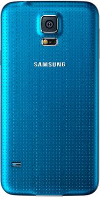 Смартфон Samsung Galaxy S5 / G900F (синий) - вид сзади