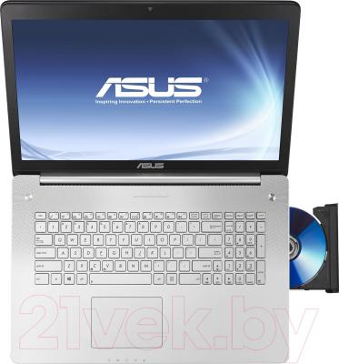 Ноутбук Asus N750JK-T4164D - вид сверху