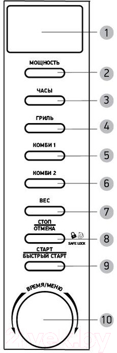 Микроволновая печь BBK 20MWG-733T/BS-M