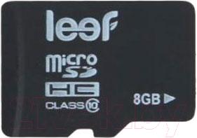Карта памяти Leef microSDHC Class 10 8GB (LFMSD-00810R) - общий вид