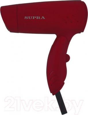 Компактный фен Supra PHS-1201 (рубиновый) - общий вид