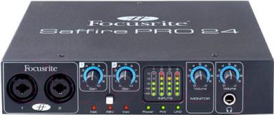 Аудиоинтерфейс Focusrite Saffire Pro 24 - общий вид