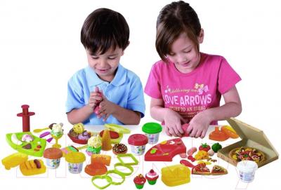 Набор для лепки PlayGo Продукты (8580) - дети во время игры