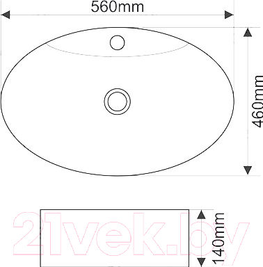 Умывальник Melana MLN-T4031