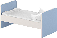 Односпальная кровать детская Славянская столица ДУ-КО16 (белый/синий) - 