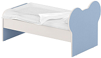 Односпальная кровать детская Славянская столица ДУ-КО16-10 (белый/синий) - 