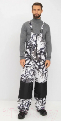 Изображение товара Костюм для охоты и рыбалки Huntsman Альтаир -45°C КМФ 374 Белый Alova (р-р 44-46/170-176)