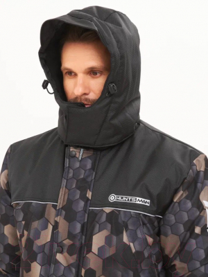 Изображение товара Костюм для охоты и рыбалки Huntsman Альтаир -45°C КМФ 001 соты хаки Alova (56-58/182-188)