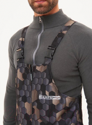 Изображение товара Костюм для охоты и рыбалки Huntsman Альтаир -45°C КМФ 001 соты хаки Alova (56-58/182-188)