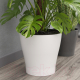 Миниатюра изображения товара Кашпо Альтернатива Лея / М8858 (белый, с автополивом)