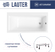 Ванна акриловая Lauter Seraphina 170x80 / 2112170R (с ножками) - 