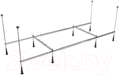 Ванна акриловая Lauter Seraphina 170x80 / 2112170R (с ножками и лицевым экраном)