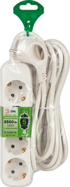 Удлинитель ЭРА Greenline UDL-16-450-E / Б0065062