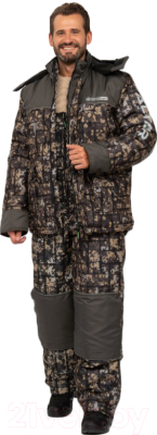 Изображение товара Костюм для охоты и рыбалки Huntsman Альтаир -45°C КМФ 005 Хаки Alova (р-р 48-50/170-176)