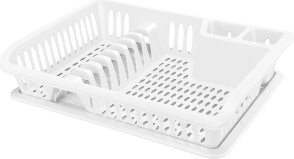 Изображение товара Сушилка для посуды Эльфпласт Rondo ЕР386 (белый)