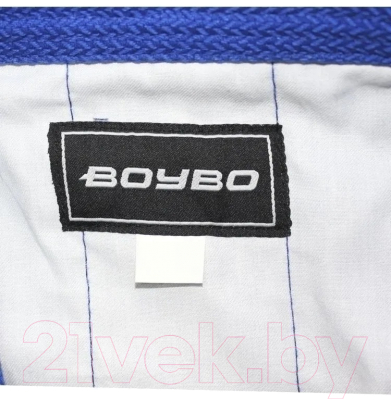 Куртка для самбо BoyBo BSJ120 (р-р XL/180, синий)