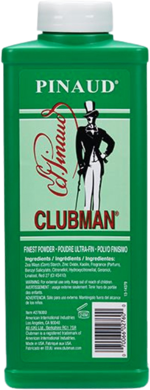 Тальк после бритья Clubman Finest Powder Классическая пудра до и после бритья