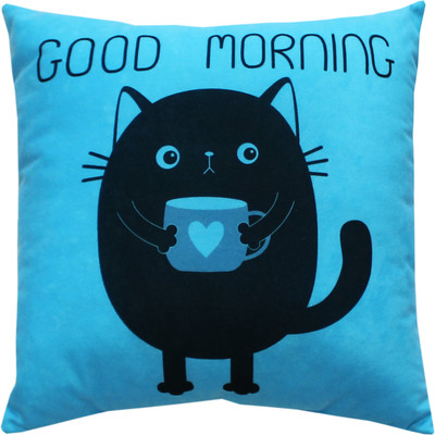 Подушка декоративная MATEX Meow. Spider / 37-903 (голубой/черничный) - 