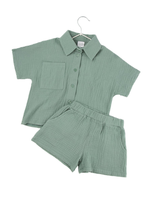 Комплект детской одежды Amarobaby Easy / AB-OD24-E2201/32-116 (мятный, р.116) -