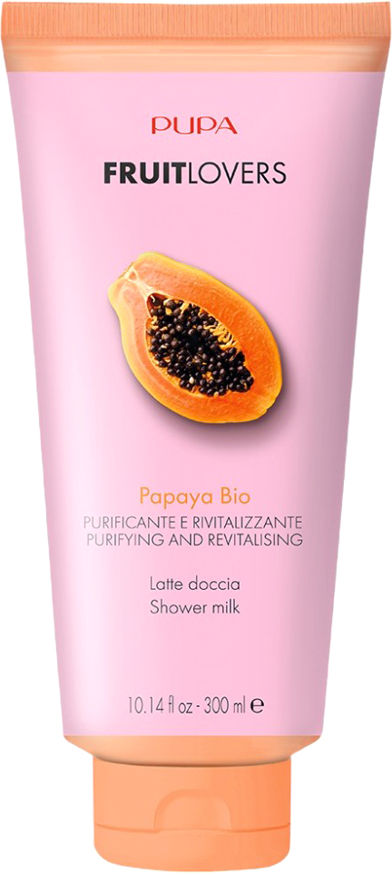 Гель для душа Pupa Fruitlovers Papaya Bio Молочко