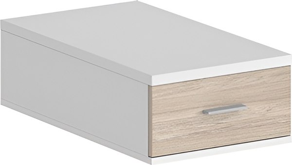 Тумба Norden Подвесная с 1 ящиком / SG.531.WH.OL (белый/дуб светлый)