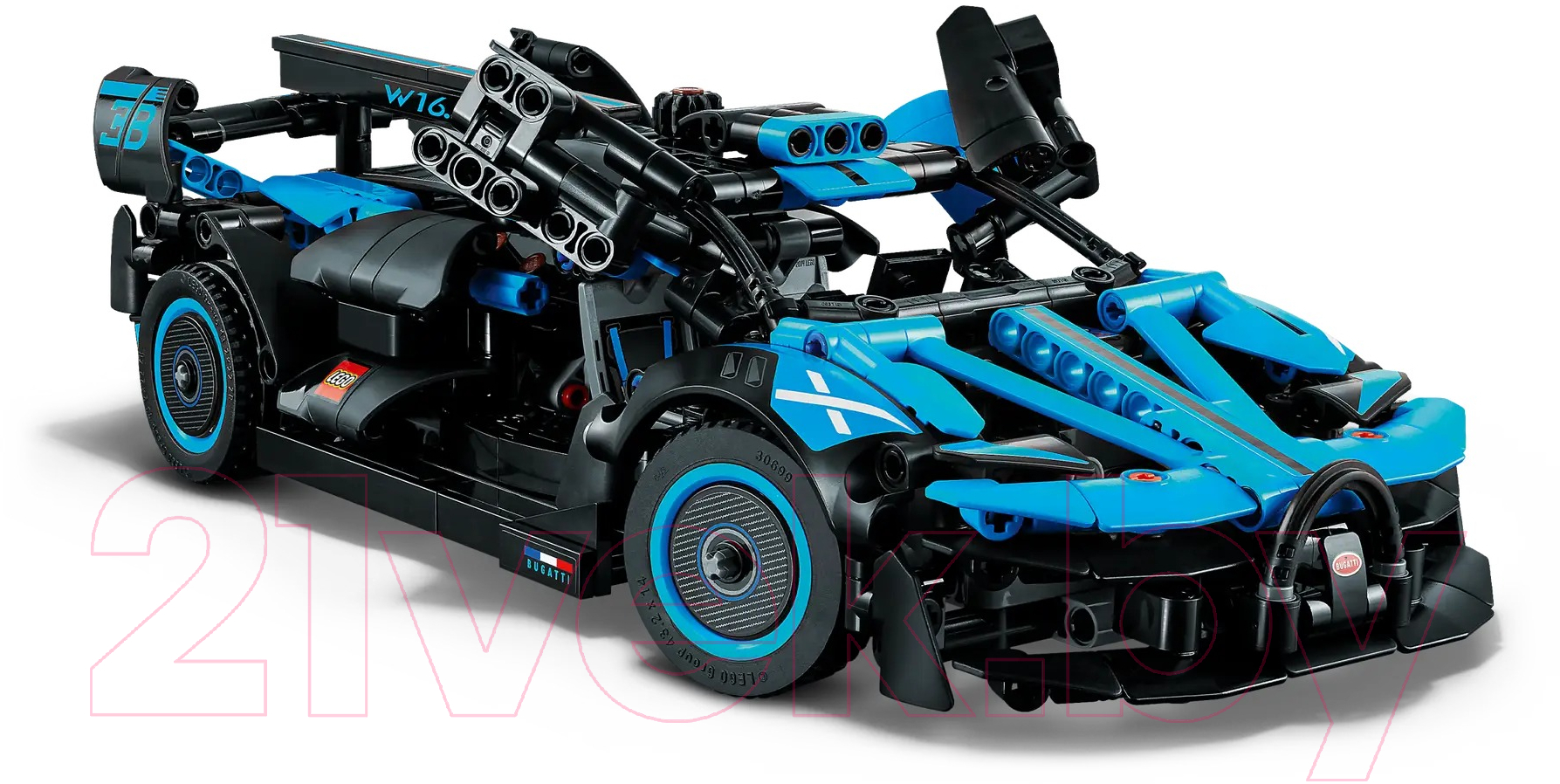 Конструктор Lego Technic Спортивный автомобиль Bugatti Bolide Agile Blue / 42162