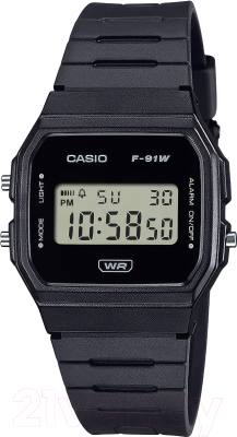 Часы наручные унисекс Casio F-91WB-1A