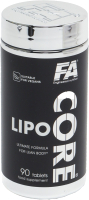 Жиросжигатель Fitness Authority Core Lipo (90шт) - 