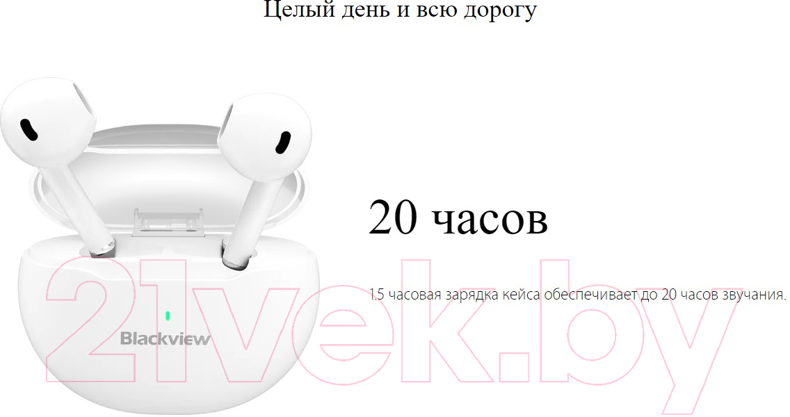 Беспроводные наушники Blackview AirBuds 6 / AIRBUDS 6_WH