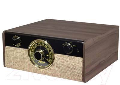 Проигрыватель виниловых пластинок Alive Audio Fusion Dark Wood c Bluetooth и FM-радио / FSN-01-DW