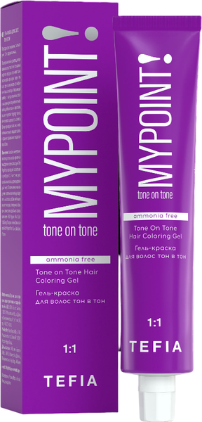 Гель-краска для волос Tefia Mypoint Tone On Tone 10/0 (60мл, экстра светлый блондин натуральный)