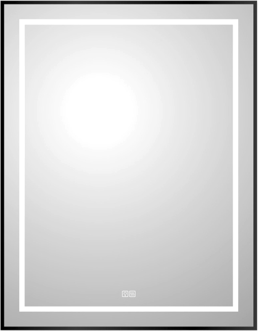 Зеркало BelBagno SPC-KRAFT-700-900-LED-TCH-WARM-NERO