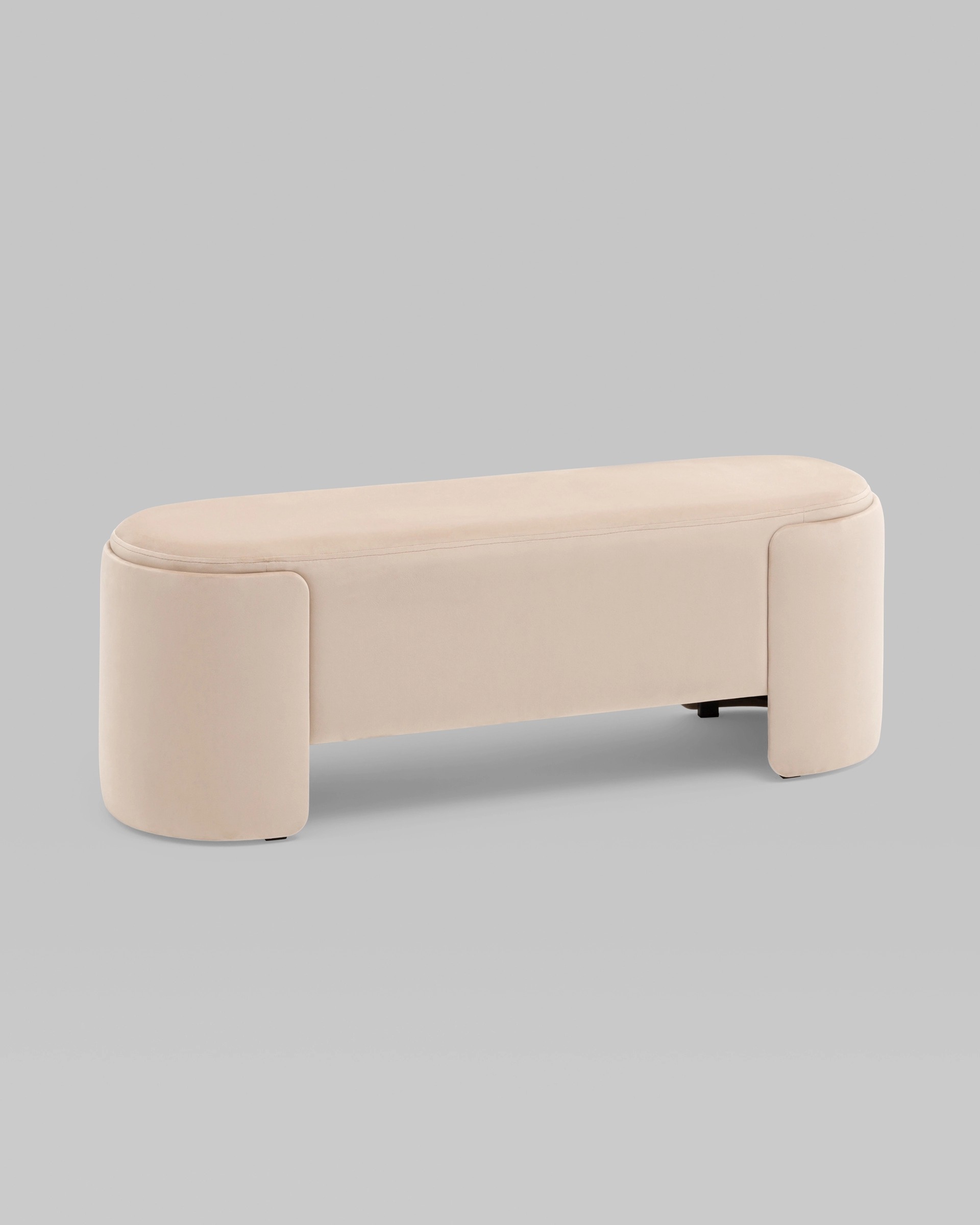 Банкетка Stool Group Taks (велюр молочный) — фото 2