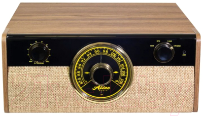 Проигрыватель виниловых пластинок Alive Audio Fusion Light Wood c Bluetooth и FM-радио / FSN-01-LW