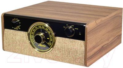 Проигрыватель виниловых пластинок Alive Audio Fusion Light Wood c Bluetooth и FM-радио / FSN-01-LW