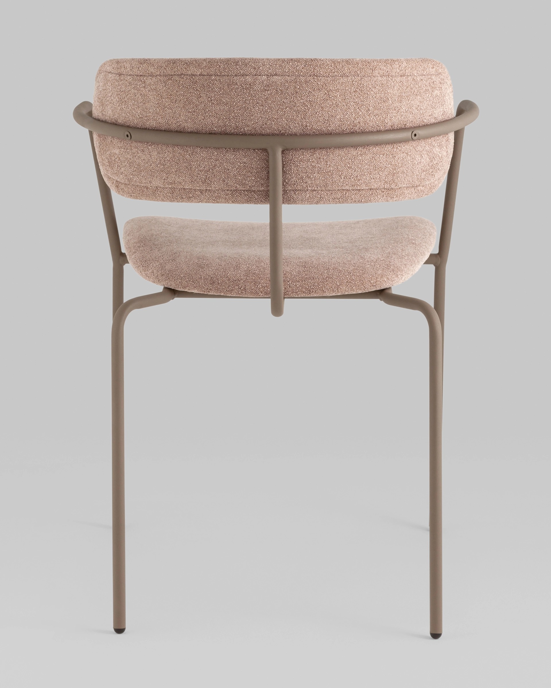 Стул Stool Group Дженни (букле бежевый/каркас бежево-серый матовый) — фото 5