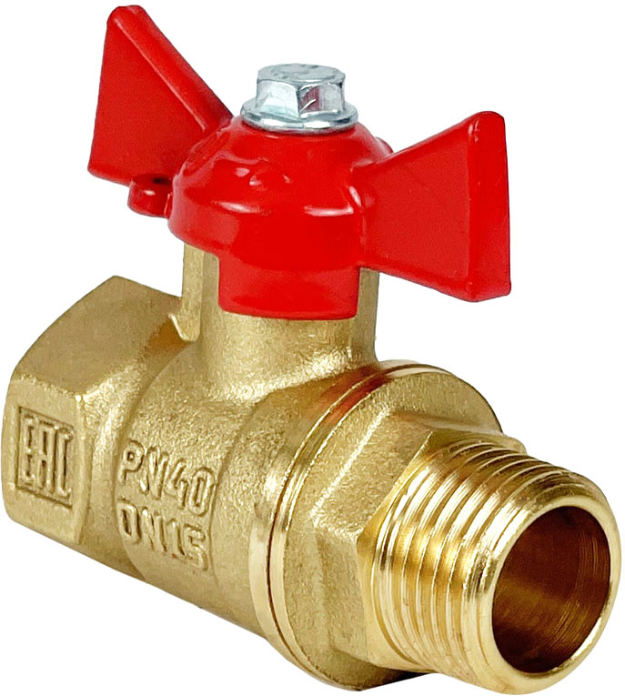 Шаровой кран Valfex ВР/НР 3/4" / VF.218.LB1.034.N/P59 (ручка-бабочка)