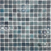 Мозаика Gidrostroy Glass Mosaic QN-011 (317x317, сине-голубой) - 