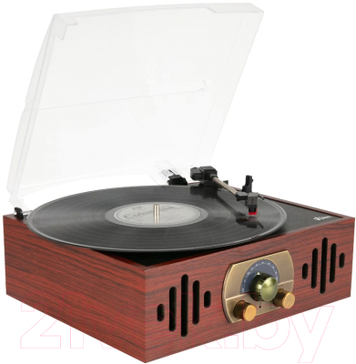 Проигрыватель виниловых пластинок Alive Audio Quattro LP Wood / AA-QTR-01-WD