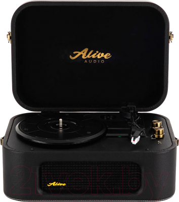 Проигрыватель виниловых пластинок Alive Audio Stories Glam Noir c Bluetooth / STR-06-GN