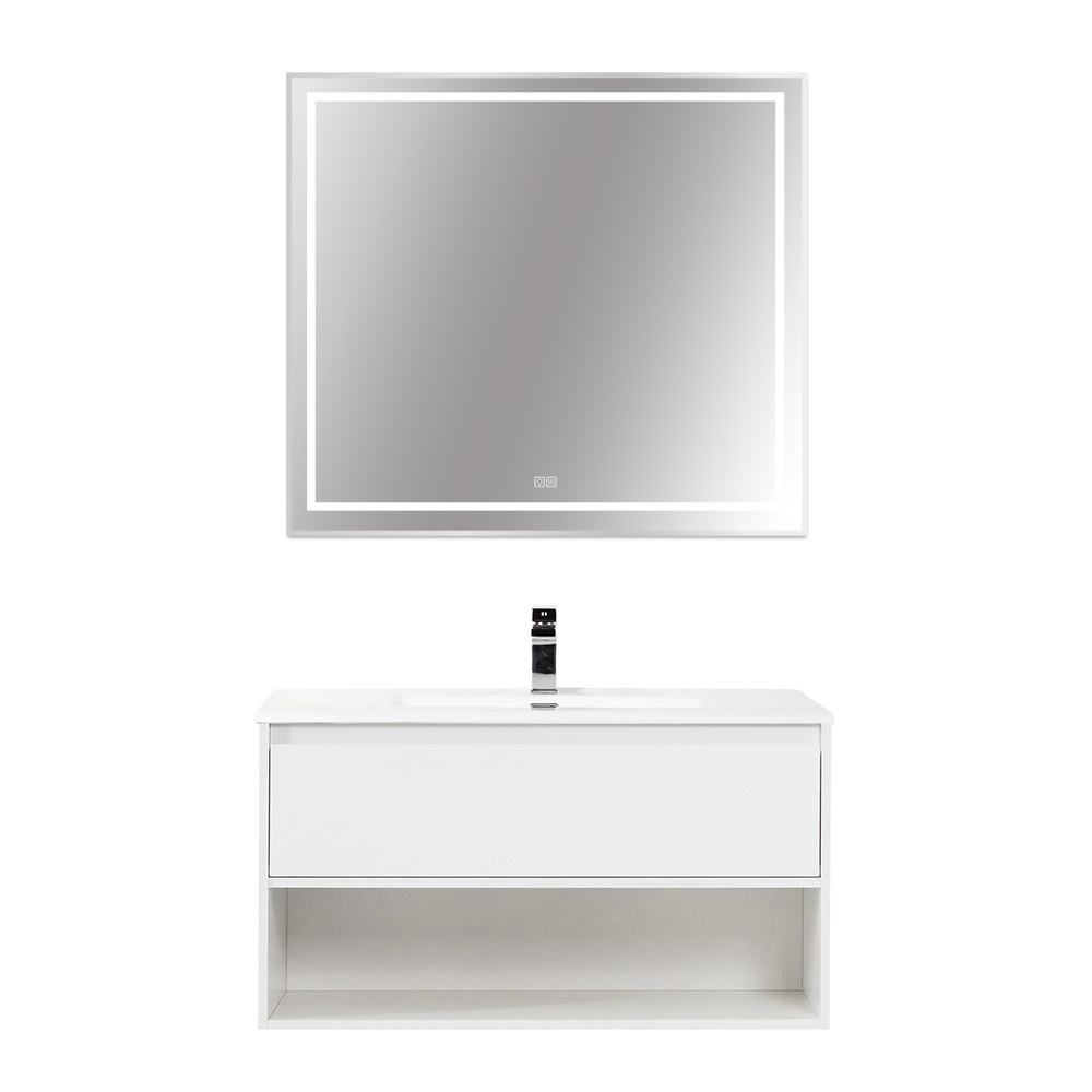 Зеркало BelBagno SPC-KRAFT-900-800-LED-TCH-WARM