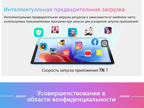 Планшет Blackview Tab 9 6GB/256GB Wi-Fi / TAB 9 WIFI_PINK (розовый)