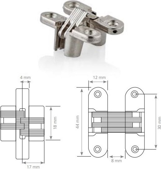 Петля мебельная Starax S-15008-6