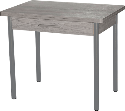 Обеденный стол Древпром М20 ДП1-02-05 90-120x60 (эйприл/металлик) - 