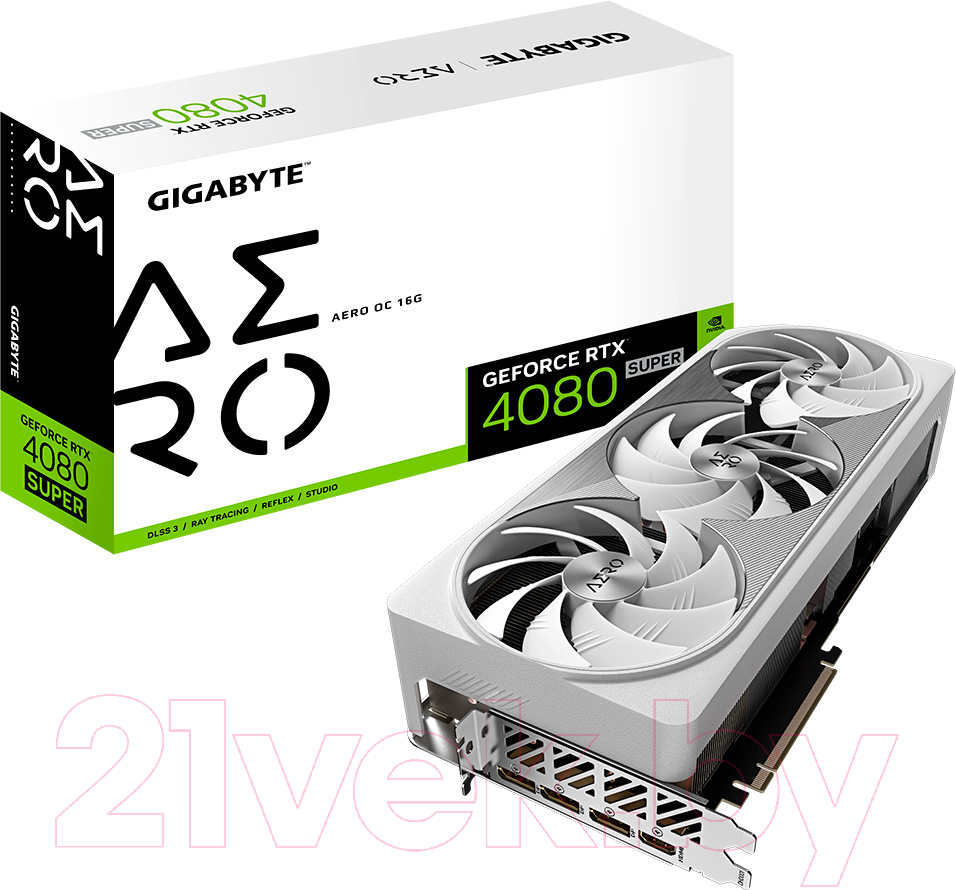 Видеокарта Gigabyte RTX 4080 Super Aero OC 16G (GV-N408SAERO OC-16GD)