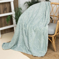 Плед Casa Conforte Stella Tropic 200x220 / 6154956 (зеленый) - 