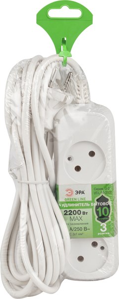 Удлинитель ЭРА Greenline UDL-10-3100 / Б0065024