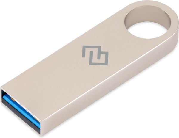 USB flash накопитель Digma DRIVE3 128GB USB3.0 / DGFUL128A30SR (серебристый)